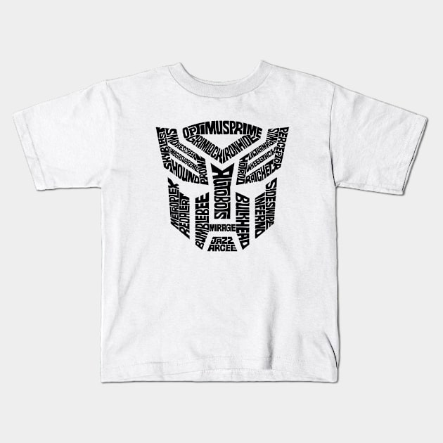 Autobots Kids T-Shirt by Seanings